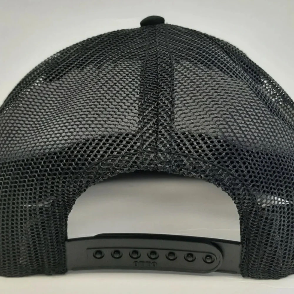 MB Retro Star Mercedes Benz Flat Bill Trucker Mesh Snapback Cap Hat Black Embroi - Picture 7 of 9